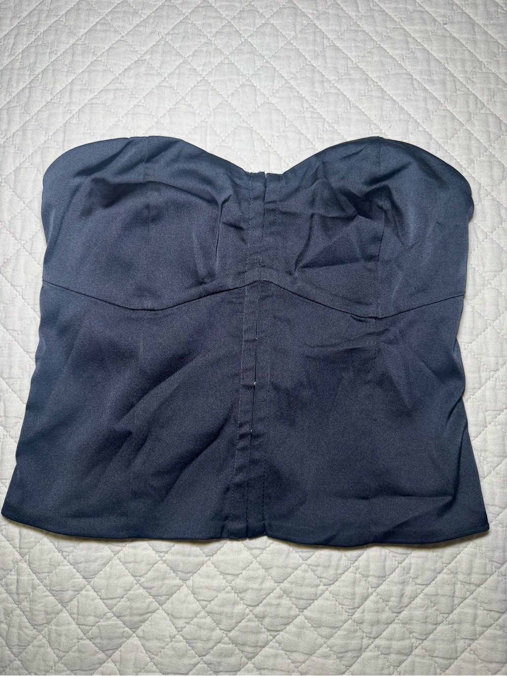 Abercrombie Strapless Black Bustier Top